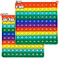 Rainbow Math Pop Board – 1-200 Counting Silicone Fidget Educational Toy for Kids - Thumbnail 1