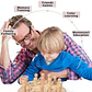 Wooden Memory Matching Game Montessori Color Sensory Chess Toy for Kids - Thumbnail 2