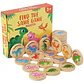 Memory Matching Puzzle  Montessori Wooden Cognitive Matching Board for Kids - Thumbnail 1