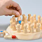 Wooden Memory Matching Game Montessori Color Sensory Chess Toy for Kids - Thumbnail 3