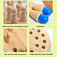 Wooden Memory Matching Game Montessori Color Sensory Chess Toy for Kids - Thumbnail 4