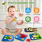 Felt Busy Book Montessori Giraffe Quiet Book for Fine Motor Skills - Thumbnail 4