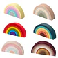 Silicone Building Blocks – Montessori Rainbow Soft Stacking Toy for Babies - Thumbnail 1