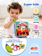 3D Farm Busy Board Quiet Book – Montessori Felt Activity Book for Fine Motor Skills & Early Learning - Thumbnail 7