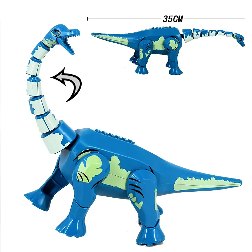 Brutal Raptor Mini Building Blocks Jurassic Dinosaur Construction Toy for Kids 12