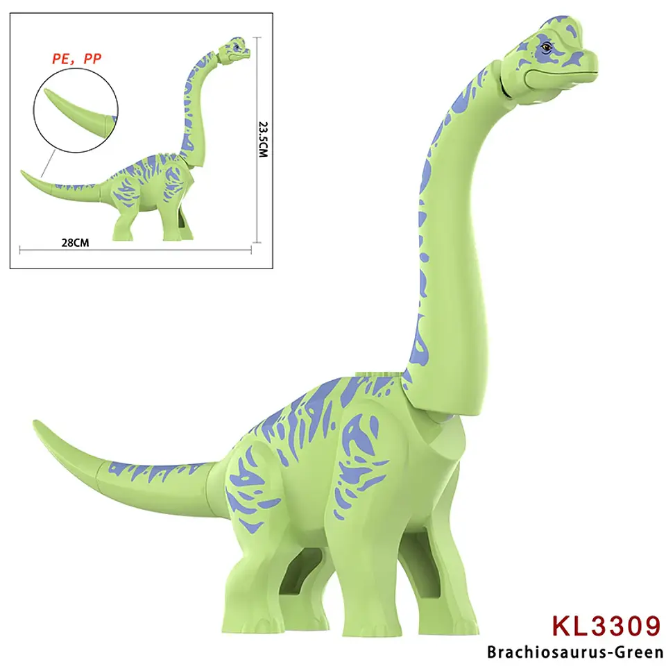 Brutal Raptor Mini Building Blocks Jurassic Dinosaur Construction Toy for Kids 14