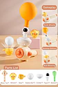 Breathing Exercise Toy Montessori 3-in-1 Blowing Ball & Whistle Sensory Toy - Thumbnail 8