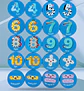 Memory Matching Puzzle  Montessori Wooden Cognitive Matching Board for Kids - Thumbnail 11