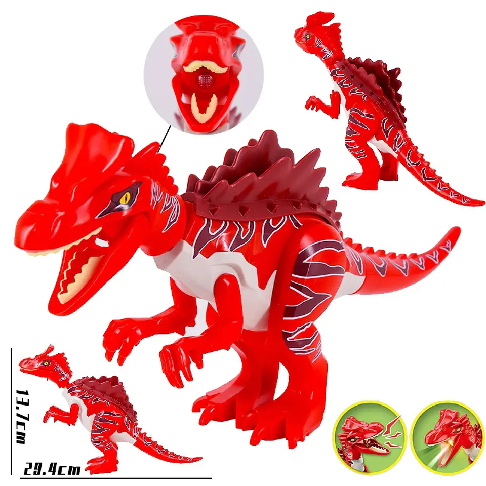 Brutal Raptor Mini Building Blocks Jurassic Dinosaur Construction Toy for Kids 16