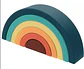 Silicone Building Blocks – Montessori Rainbow Soft Stacking Toy for Babies - Thumbnail 8