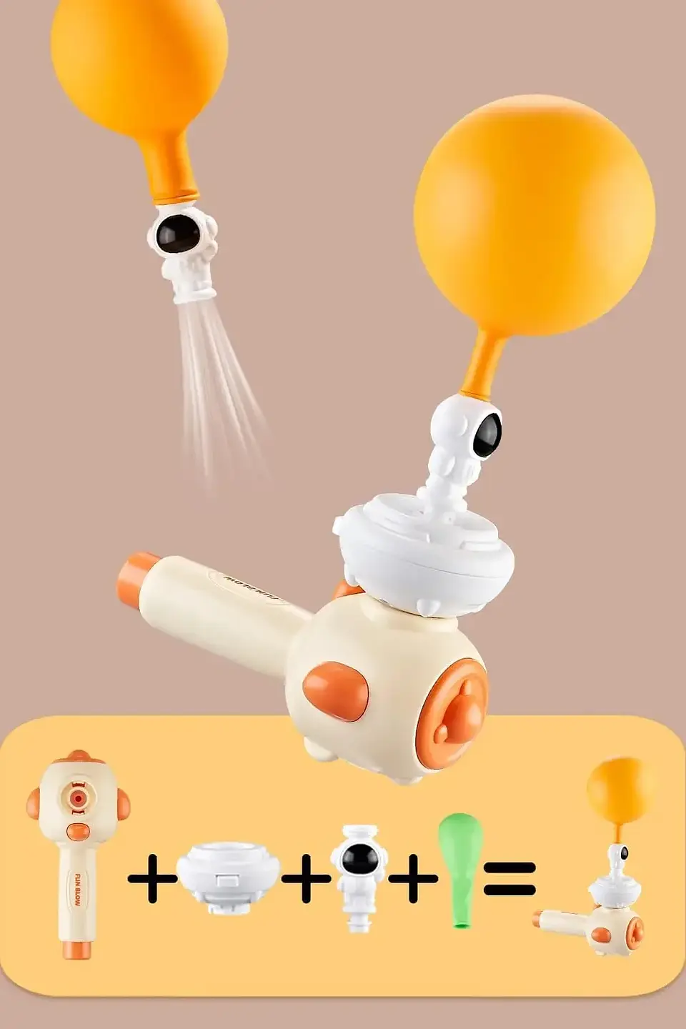 Breathing Exercise Toy Montessori 3-in-1 Blowing Ball & Whistle Sensory Toy 10
