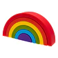 Silicone Building Blocks – Montessori Rainbow Soft Stacking Toy for Babies - Thumbnail 10