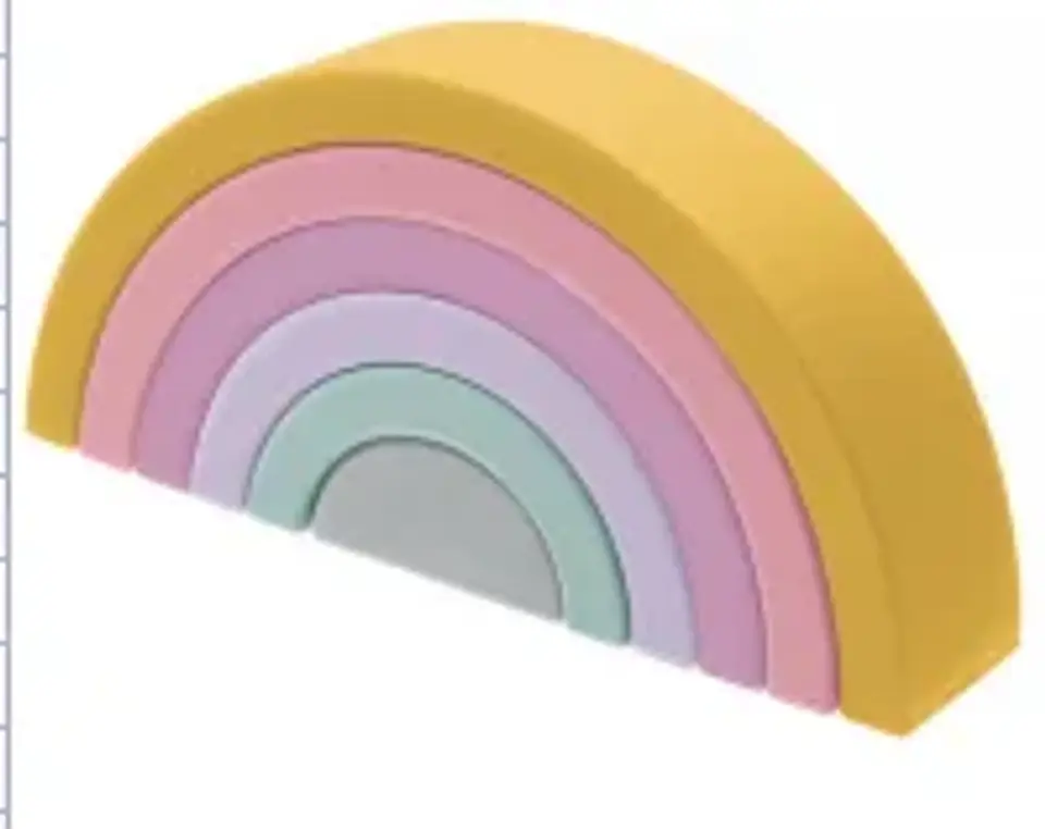 Silicone Building Blocks – Montessori Rainbow Soft Stacking Toy for Babies 12