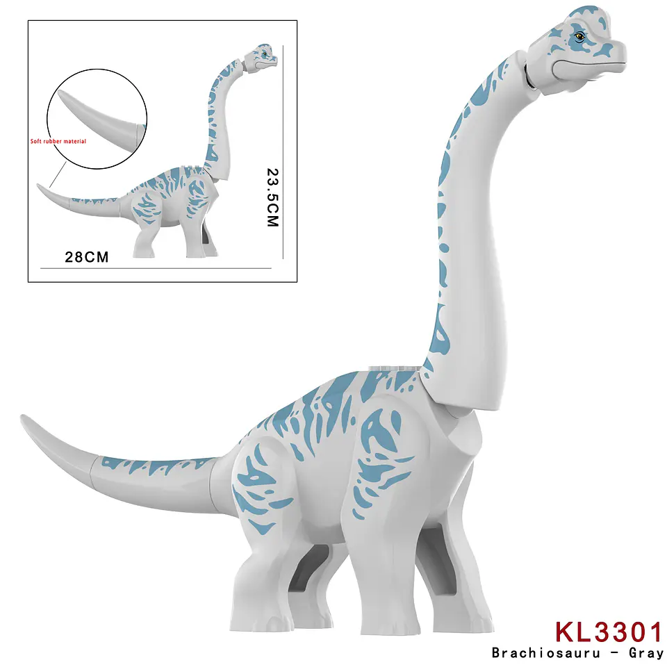 Brutal Raptor Mini Building Blocks Jurassic Dinosaur Construction Toy for Kids 20