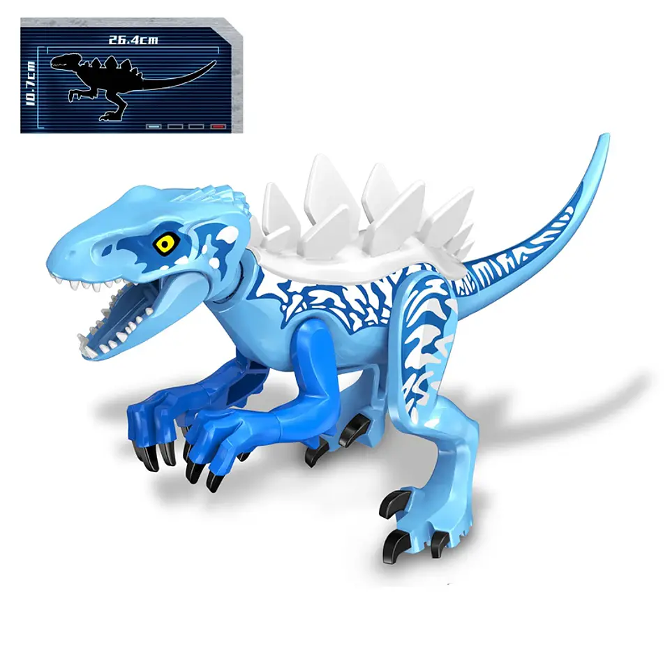 Brutal Raptor Mini Building Blocks Jurassic Dinosaur Construction Toy for Kids 21