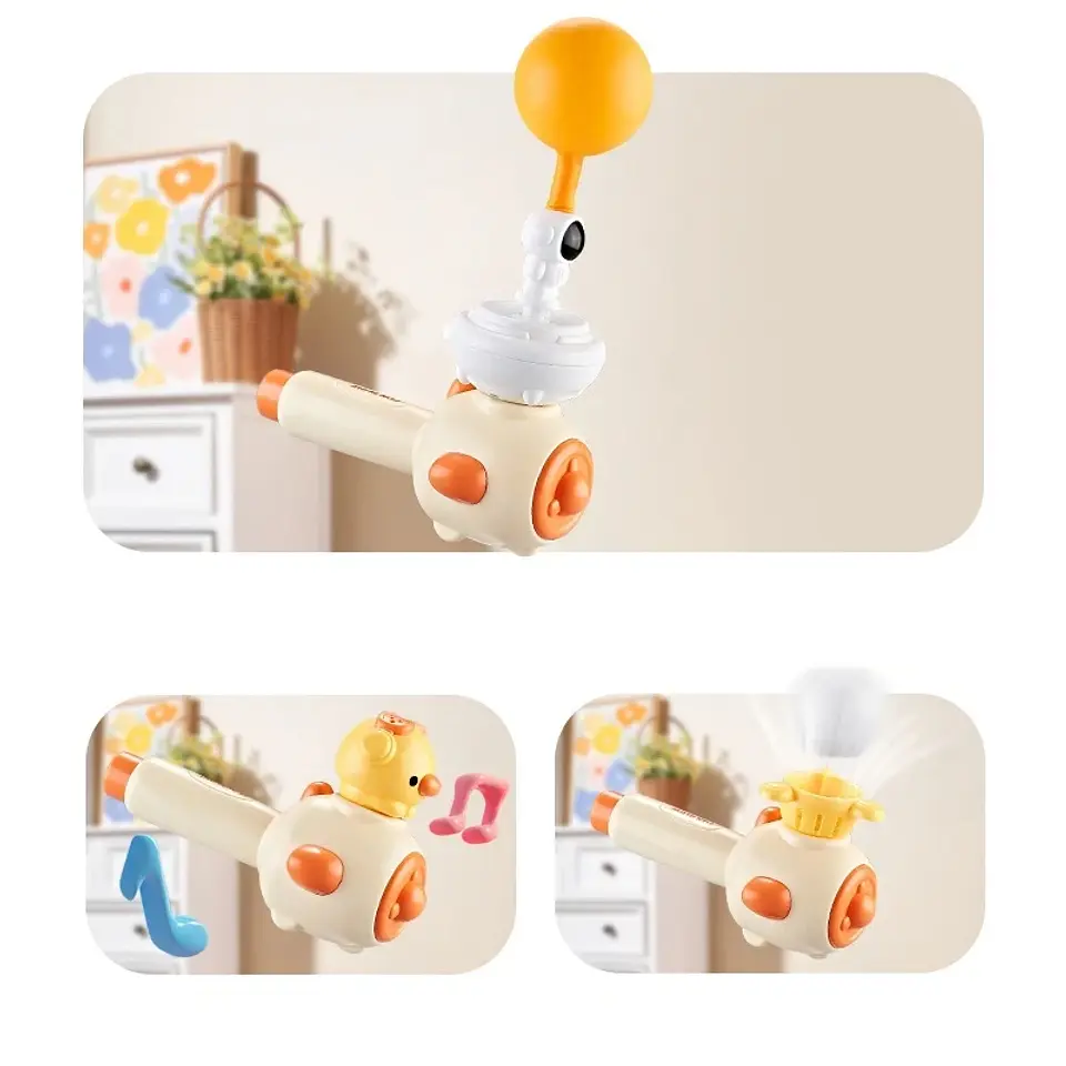 Breathing Exercise Toy Montessori 3-in-1 Blowing Ball & Whistle Sensory Toy 15
