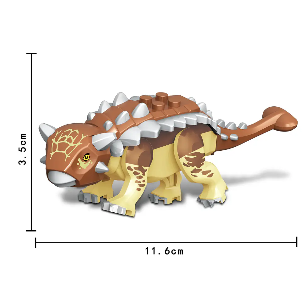 Brutal Raptor Mini Building Blocks Jurassic Dinosaur Construction Toy for Kids 23