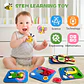 Felt Busy Book Montessori Giraffe Quiet Book for Fine Motor Skills - Thumbnail 20
