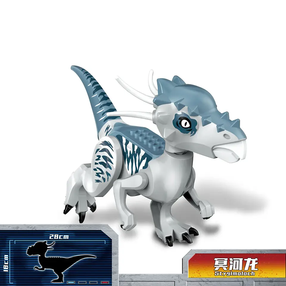 Brutal Raptor Mini Building Blocks Jurassic Dinosaur Construction Toy for Kids 27