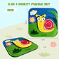Felt Busy Book Montessori Giraffe Quiet Book for Fine Motor Skills - Thumbnail 22