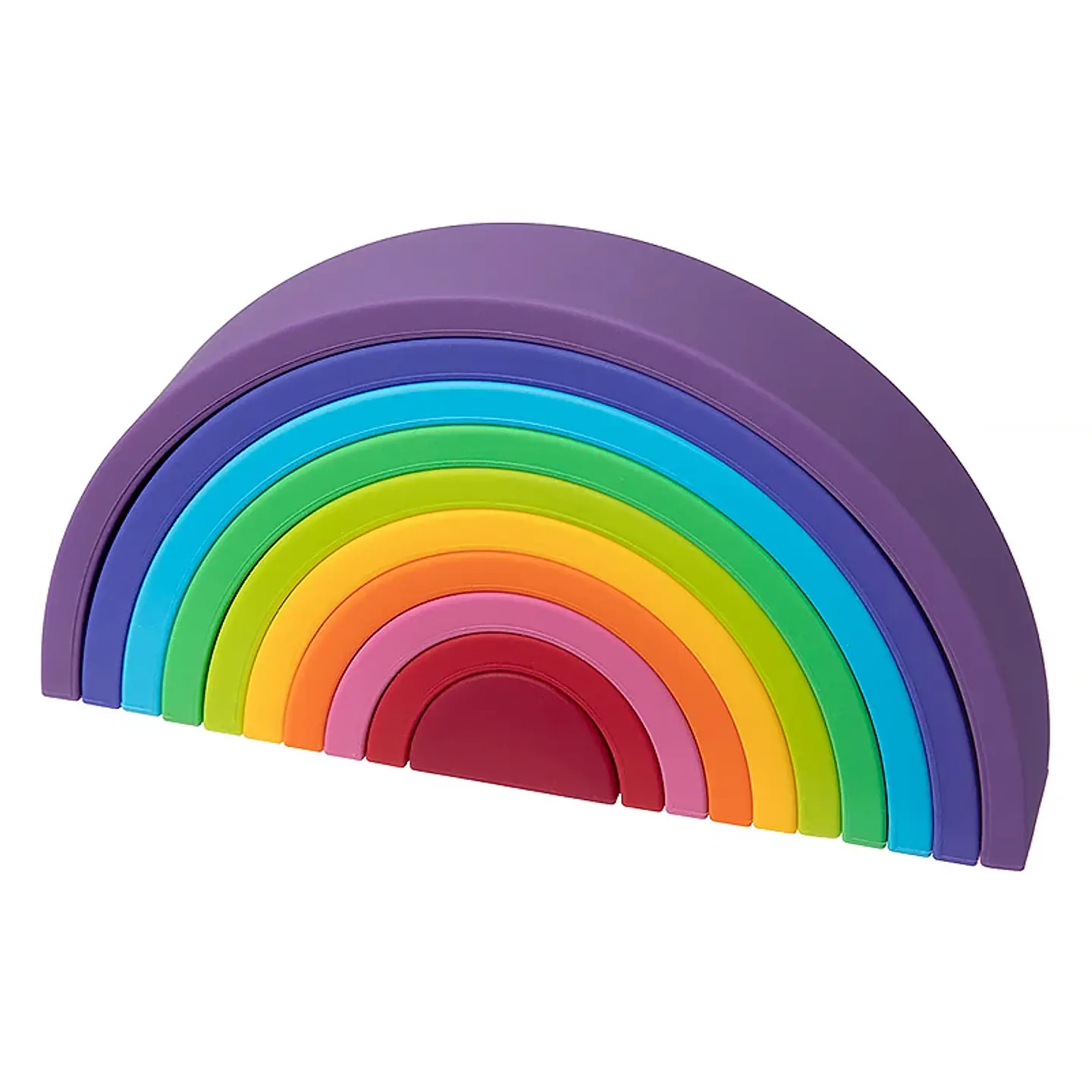 Silicone Building Blocks – Montessori Rainbow Soft Stacking Toy for Babies 20