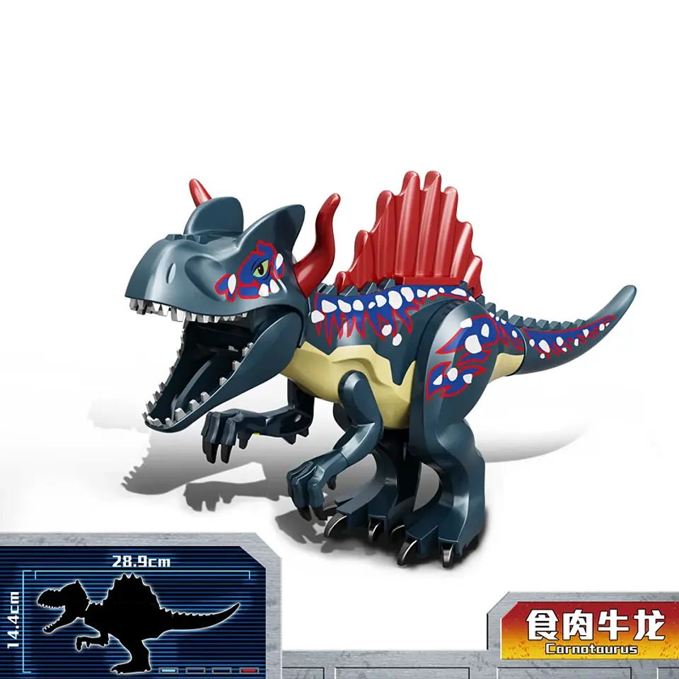Brutal Raptor Mini Building Blocks Jurassic Dinosaur Construction Toy for Kids 34