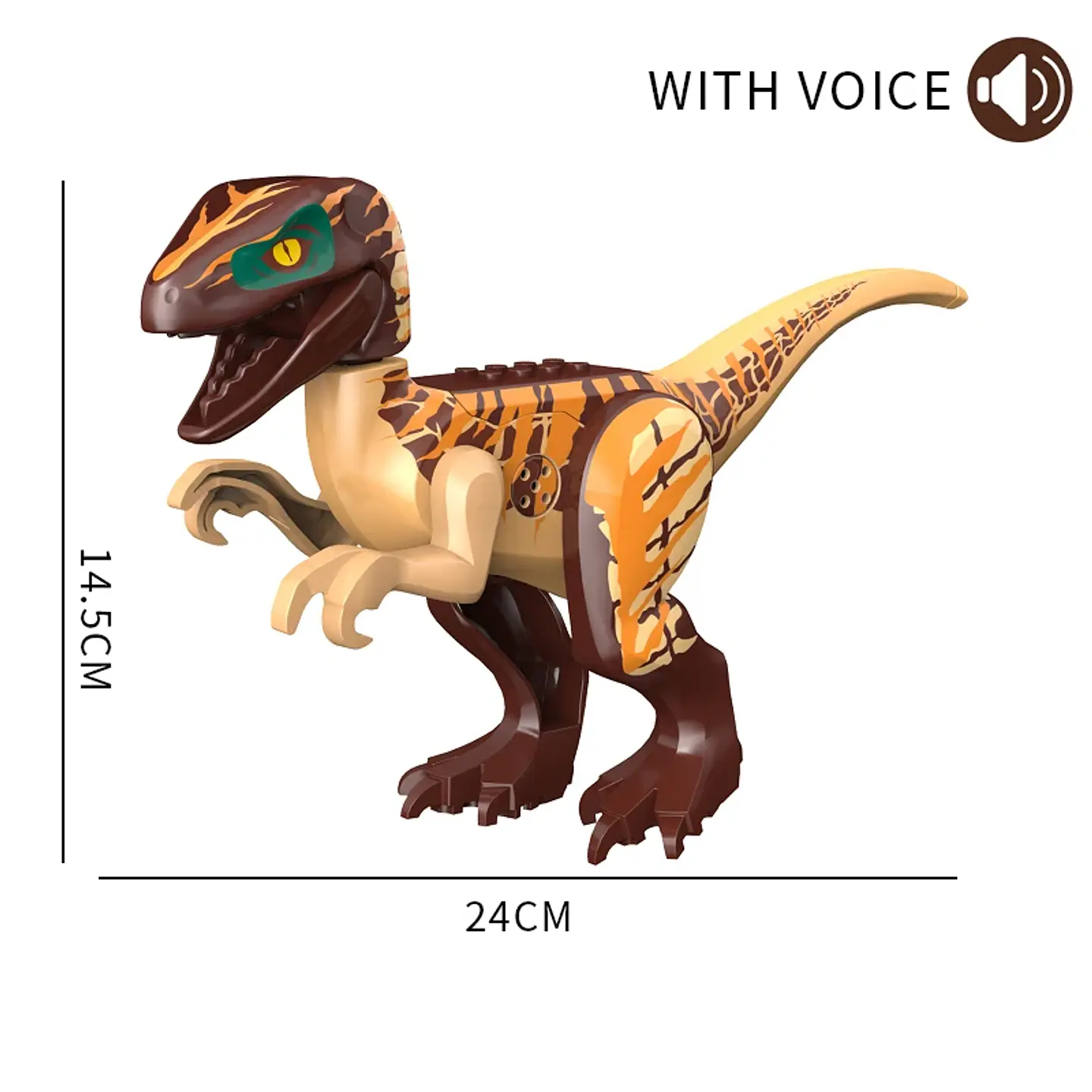 Brutal Raptor Mini Building Blocks Jurassic Dinosaur Construction Toy for Kids 52