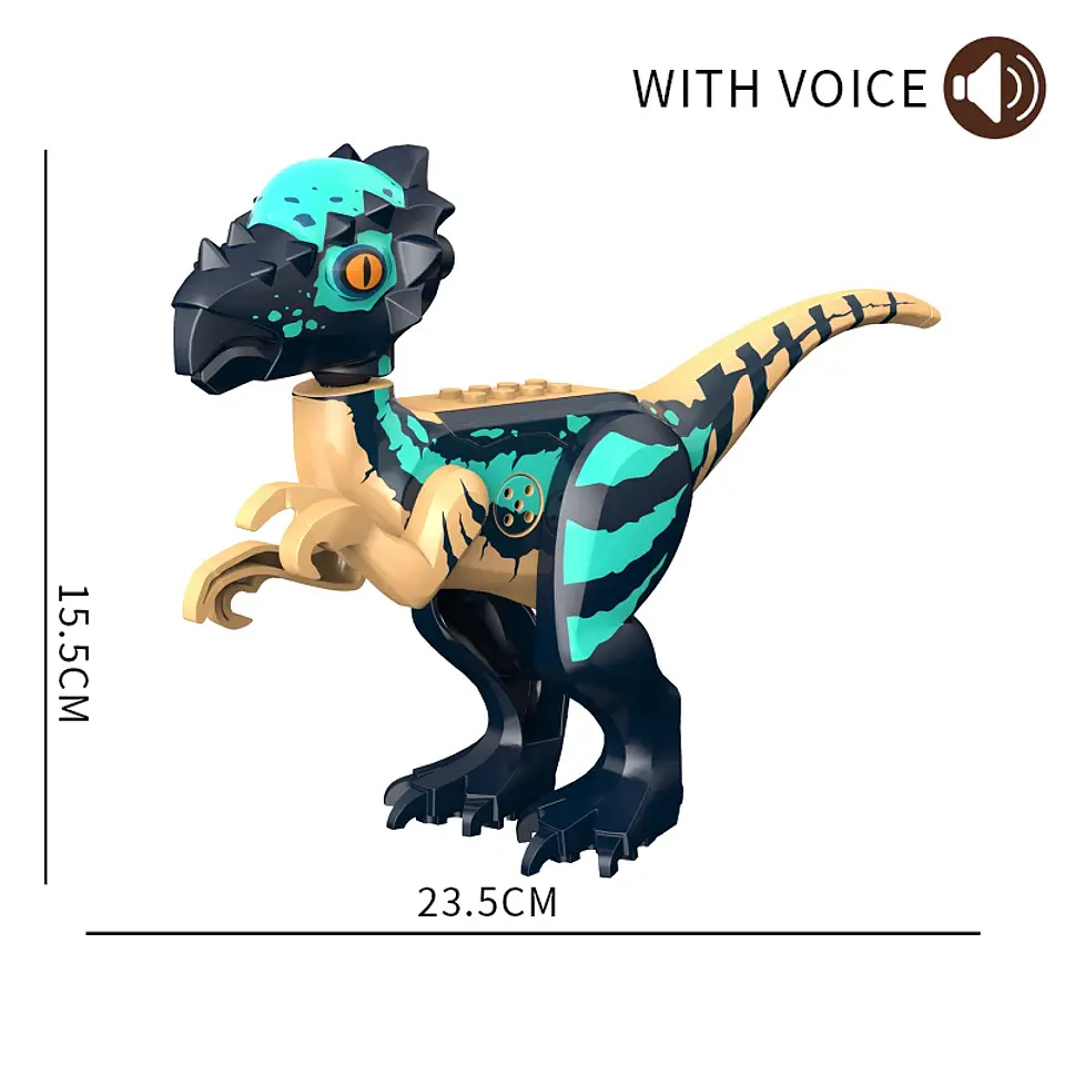 Brutal Raptor Mini Building Blocks Jurassic Dinosaur Construction Toy for Kids 53