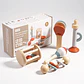 Ensemble d'instruments de musique en bois pour bébés – Lot de 5 jouets musicaux sensoriels Montessori pour enfants - vignette 1