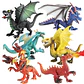 Oenux – Figurines de dragon et de phénix mythiques : modèles de créatures fantastiques en PVC pour enfants - vignette 1