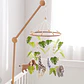 Wooden Baby Crib Mobile Felt Forest Animal Hanging Mobile for Newborns - thumbnail 1
