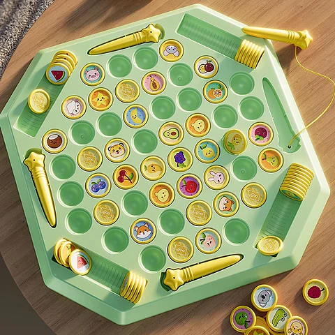 Kids Memory Board Game  Animal & Fruit Matching Card Game for 2–4 Players