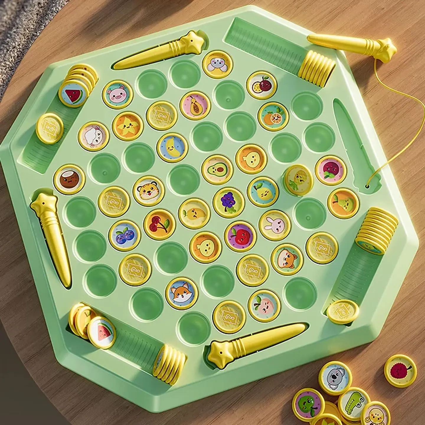Kids Memory Board Game  Animal & Fruit Matching Card Game for 2–4 Players 1