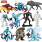 Oenux – Collection de figurines d'animaux en PVC pour enfants : créatures mythiques et dinosaures - vignette 1