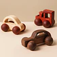 Wooden Beech Car Toy Montessori Wooden Vehicle for Fine Motor Skills & Imaginative Play - thumbnail 1