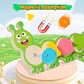 Montessori Magnetic Caterpillar Puzzle  Wooden Color & Shape Matching Board for Kids - vignette 3