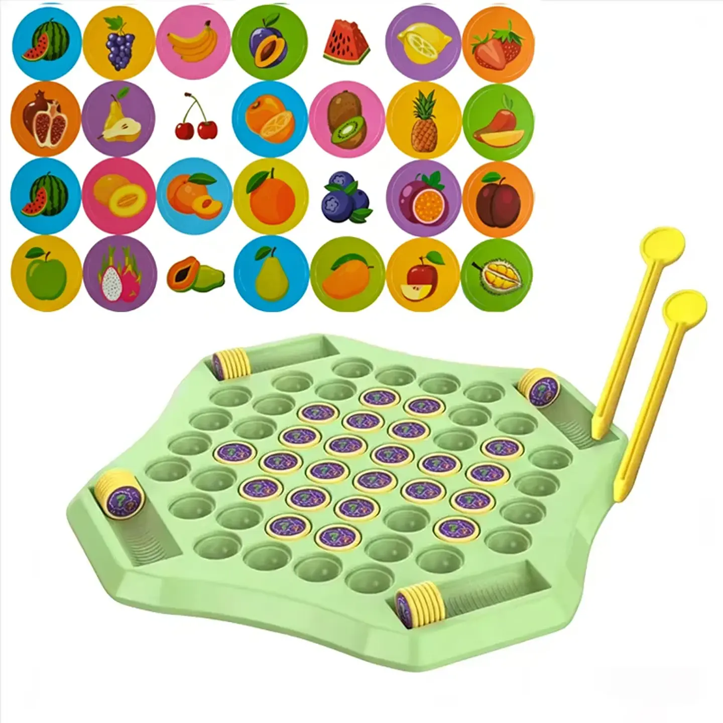 Kids Memory Board Game  Animal & Fruit Matching Card Game for 2–4 Players 5