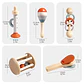 Ensemble d'instruments de musique en bois pour bébés – Lot de 5 jouets musicaux sensoriels Montessori pour enfants - vignette 6