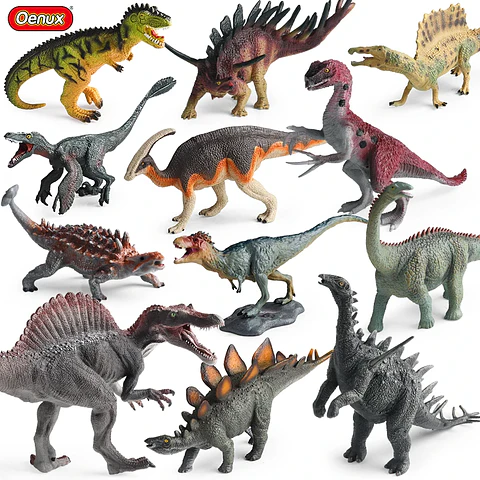 Oenux Jurassic Dinosaur Figures Realistic PVC Dinosaur Models for Kids