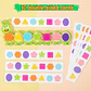 Montessori Magnetic Caterpillar Puzzle  Wooden Color & Shape Matching Board for Kids - vignette 5