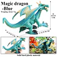 Oenux – Figurines de dragon et de phénix mythiques : modèles de créatures fantastiques en PVC pour enfants - vignette 4
