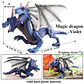 Oenux – Figurines de dragon et de phénix mythiques : modèles de créatures fantastiques en PVC pour enfants - vignette 5