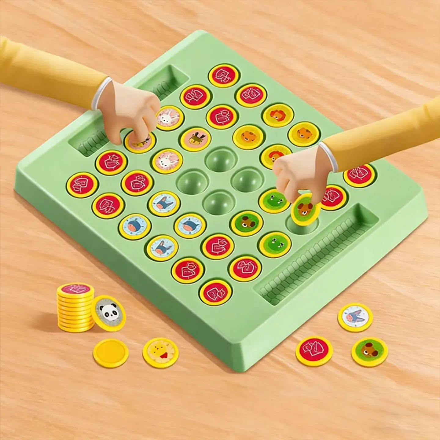 Kids Memory Board Game  Animal & Fruit Matching Card Game for 2–4 Players 10