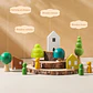 Montessori Wooden Forest Stacking Blocks Balancing & Threading Toy for Kids - thumbnail 3