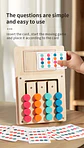 Montessori Wooden Color Matching Game Logic & Memory Board for Kids - thumbnail 8