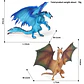 Oenux – Figurines de dragon et de phénix mythiques : modèles de créatures fantastiques en PVC pour enfants - vignette 8