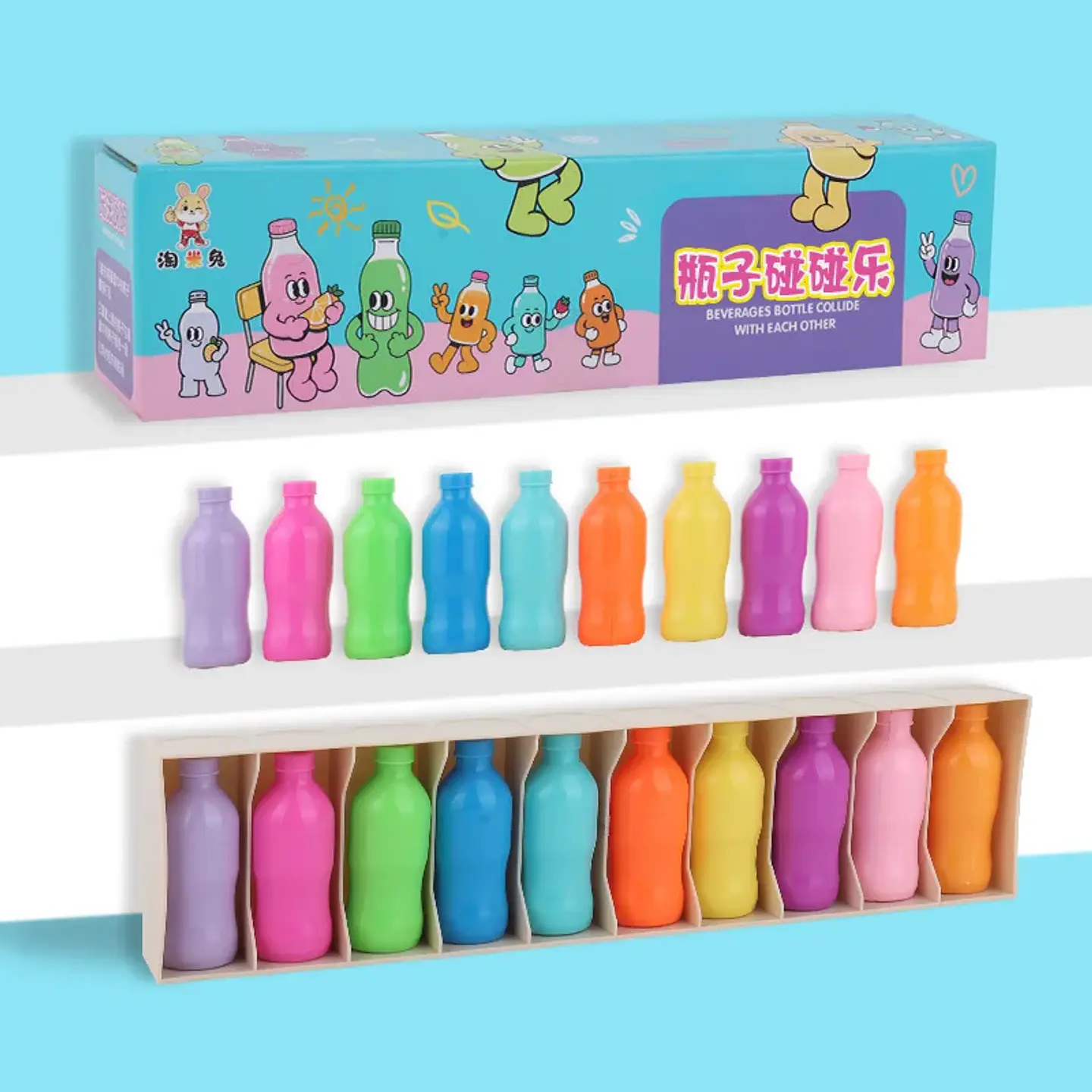 Color Memory Bottle Matching Game Educational Brain Training Toy for Kids 5