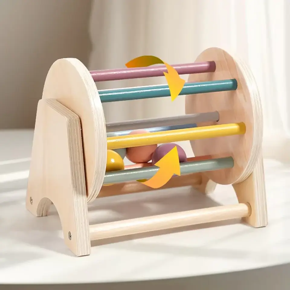 Ensemble d'instruments de musique en bois pour bébés – Lot de 5 jouets musicaux sensoriels Montessori pour enfants 7