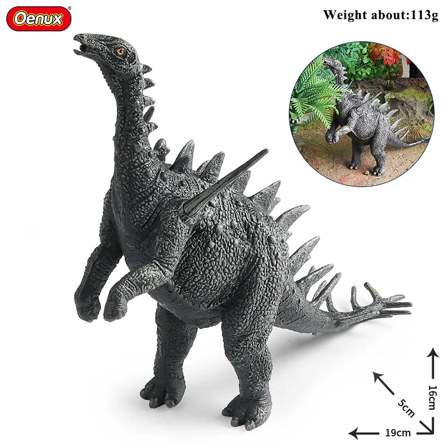 Oenux Jurassic Dinosaur Figures Realistic PVC Dinosaur Models for Kids 8