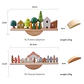 Montessori Wooden Forest Stacking Blocks Balancing & Threading Toy for Kids - thumbnail 6
